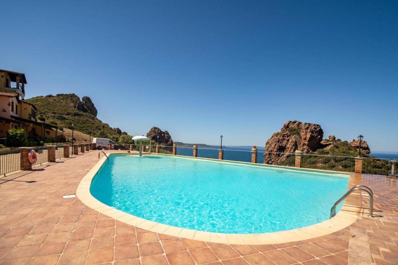 L'Estasi Tanca Piras A Bordo Piscina Con Vista Mare Vila Nebida Exterior foto